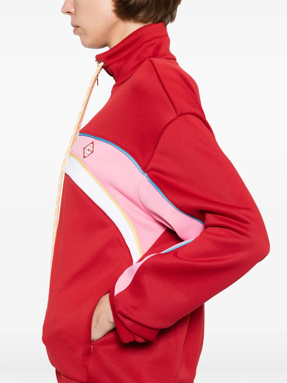 Shop Casablanca Tricot Track Jacket