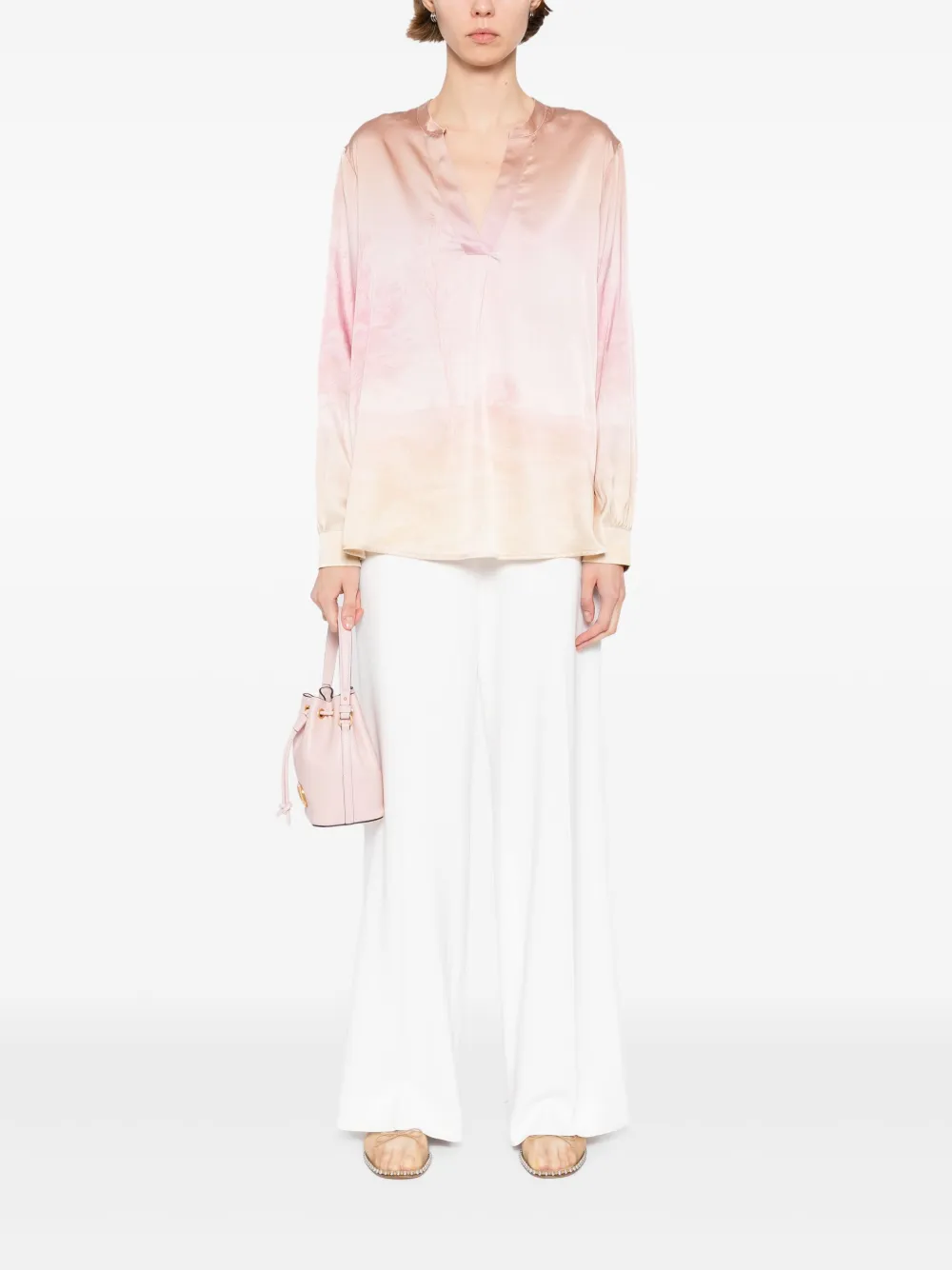 Pierre-Louis Mascia Top met grafische print - Roze
