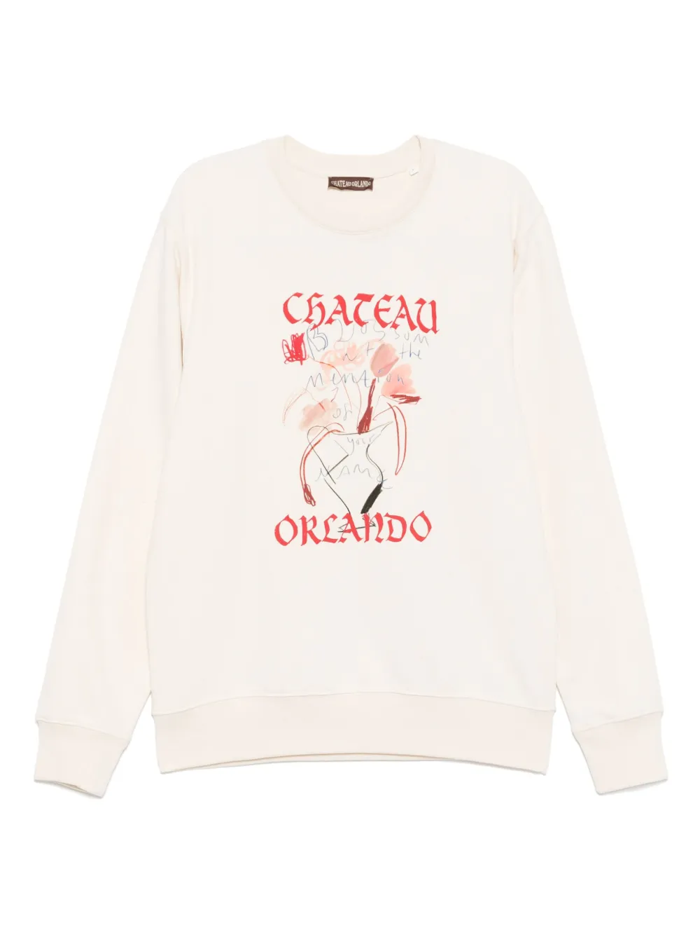 CHATEAU ORLANDO sudadera con estampado gráfico | neutro | Image 1