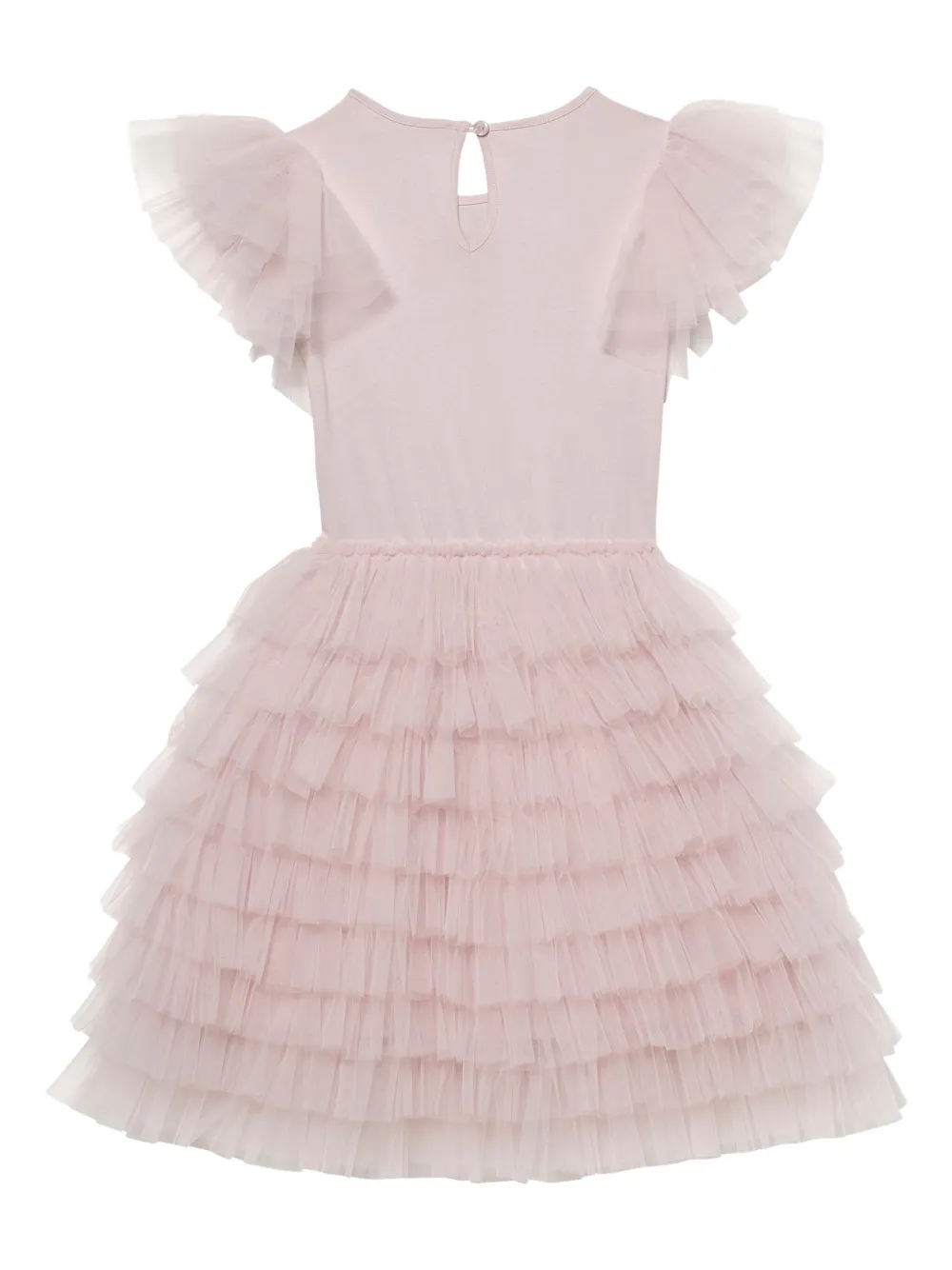 Shop Tutu Du Monde Ruffle-detail Tulle Dress In Purple