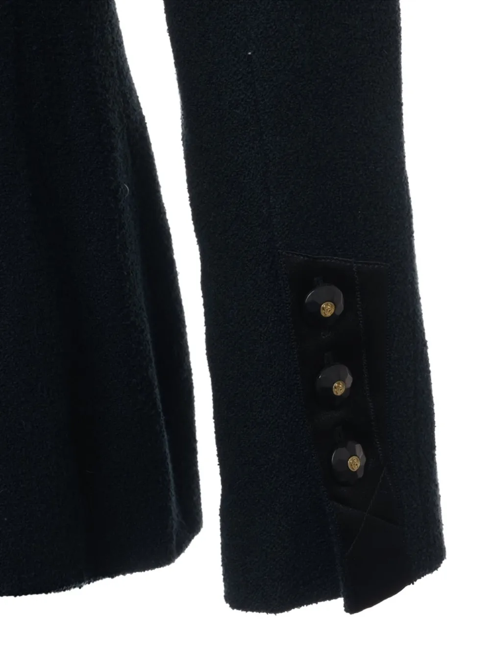 Pre-owned Chanel Wool Jacket In Blue