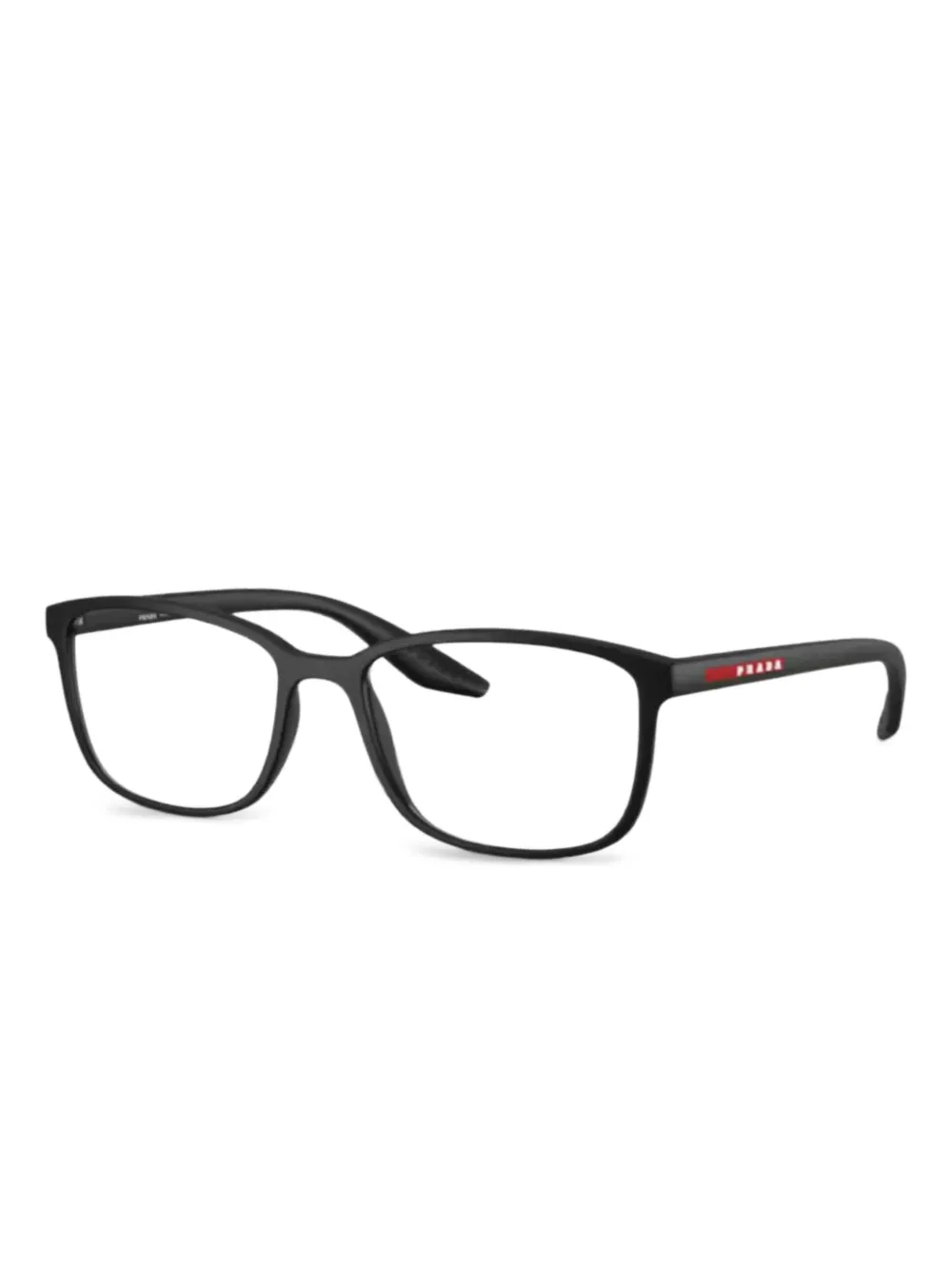 Prada Linea Rossa 07RV rectangle-frame glasses - ブラック Prada Linea Rossa 07RV rectangle-frame glasses - ブラック