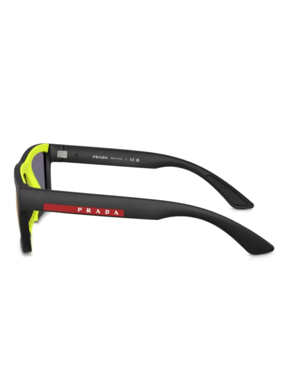 Prada Linea Rossa square-frame sunglasses Zwart