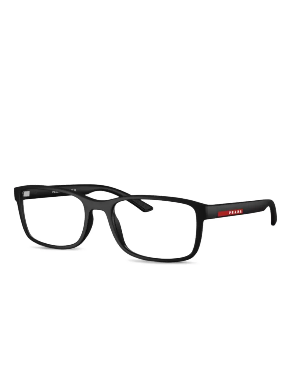 Prada Linea Rossa 06RV rectangle-frame glasses - ブラック Prada Linea Rossa 06RV rectangle-frame glasses - ブラック