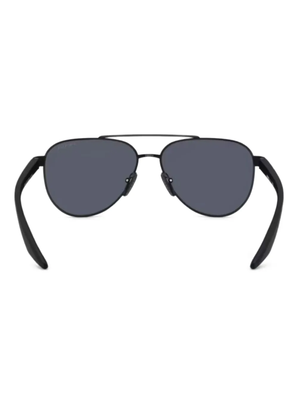 Prada Linea Rossa metal frame sunglasses Zwart