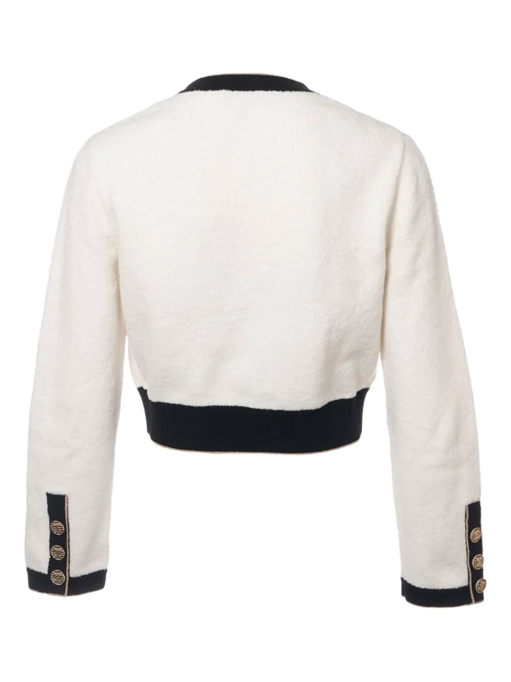 CHANEL Pre-Owned contrasting-trim cardigan | Image 2