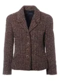 CHANEL Pre-Owned tweed blazer - Brown