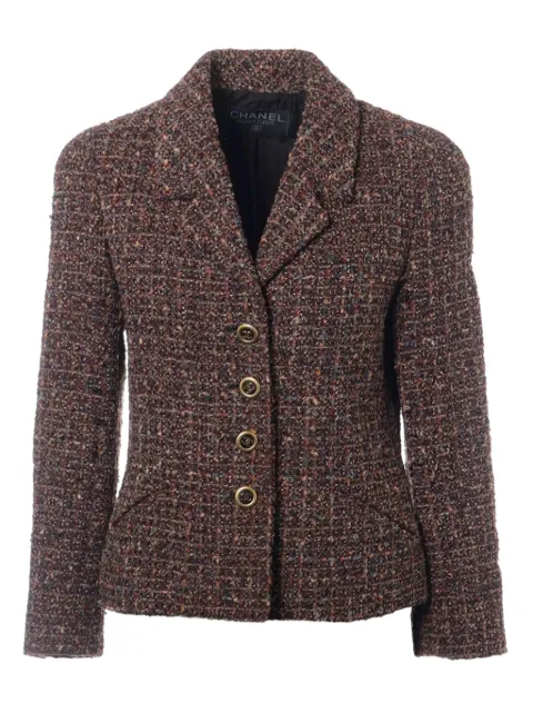CHANEL Pre-Owned blazer de tweed