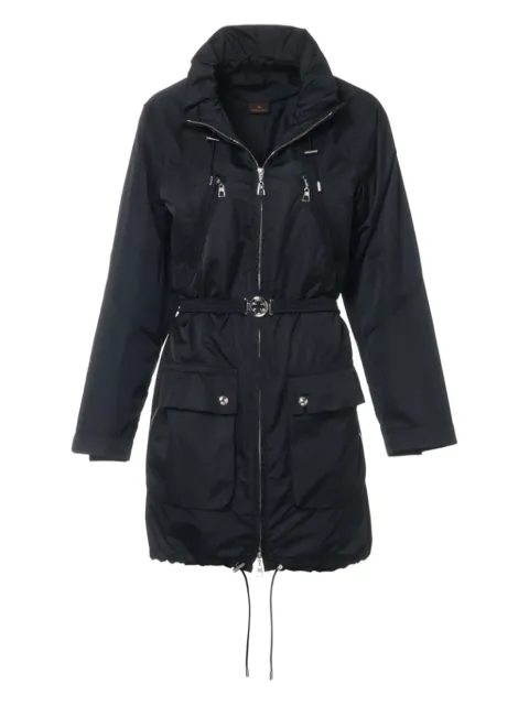 Louis Vuitton Pre-Owned belted parka coat