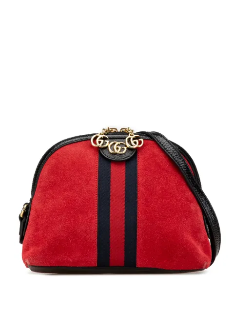 Gucci Pre-Owned 2016-present Small Ophidia Suede Dome crossbody bag