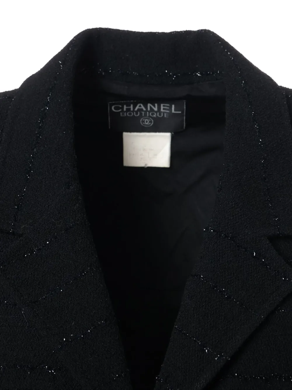 Pre-owned Chanel Wool Suit In Black