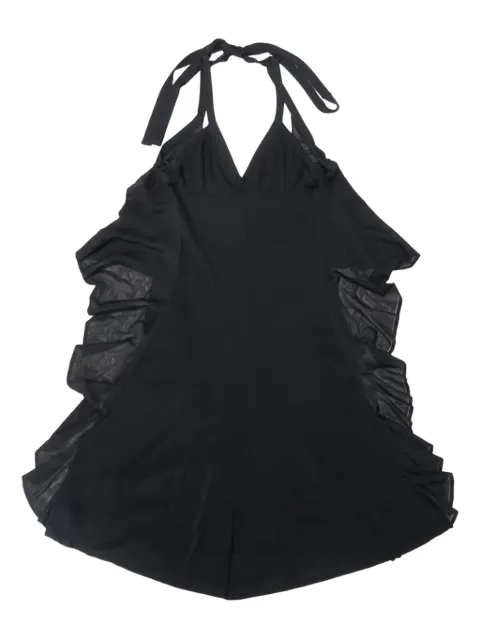 CHANEL Pre-Owned Tuta corta con ruches