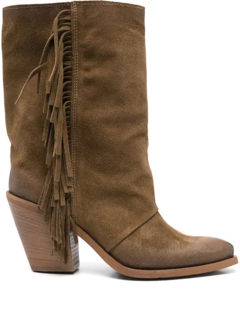 Metisse 90mm fringe-detailed boots