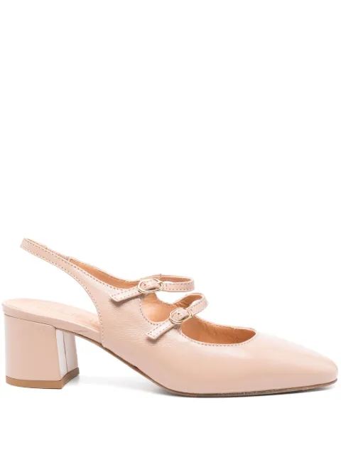 Julie Dee 50mm leather pumps