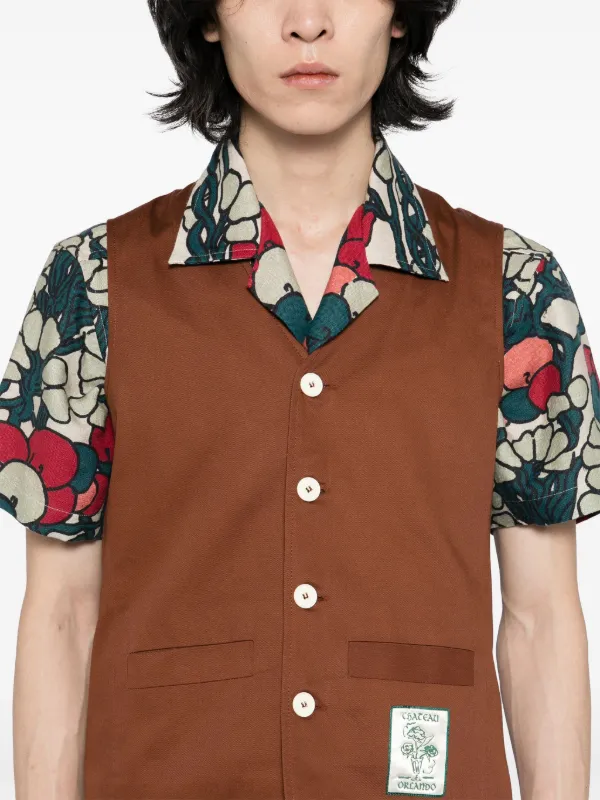 CHATEAU ORLANDO コットン ベスト | ブラウン | FARFETCH JP