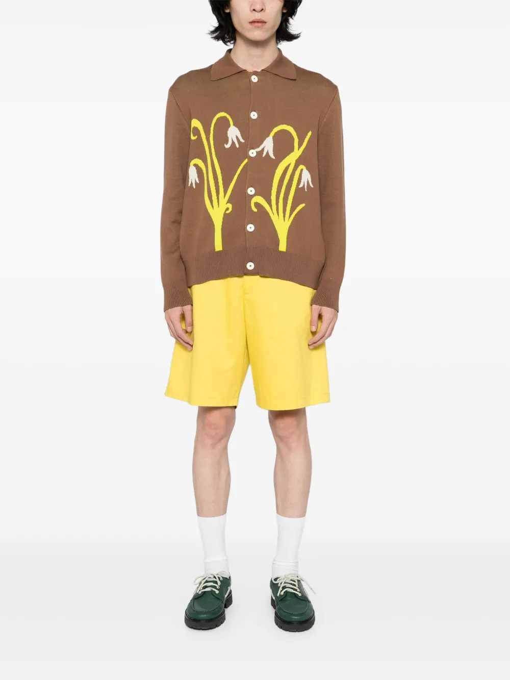 CHATEAU ORLANDO Chino shorts - Geel