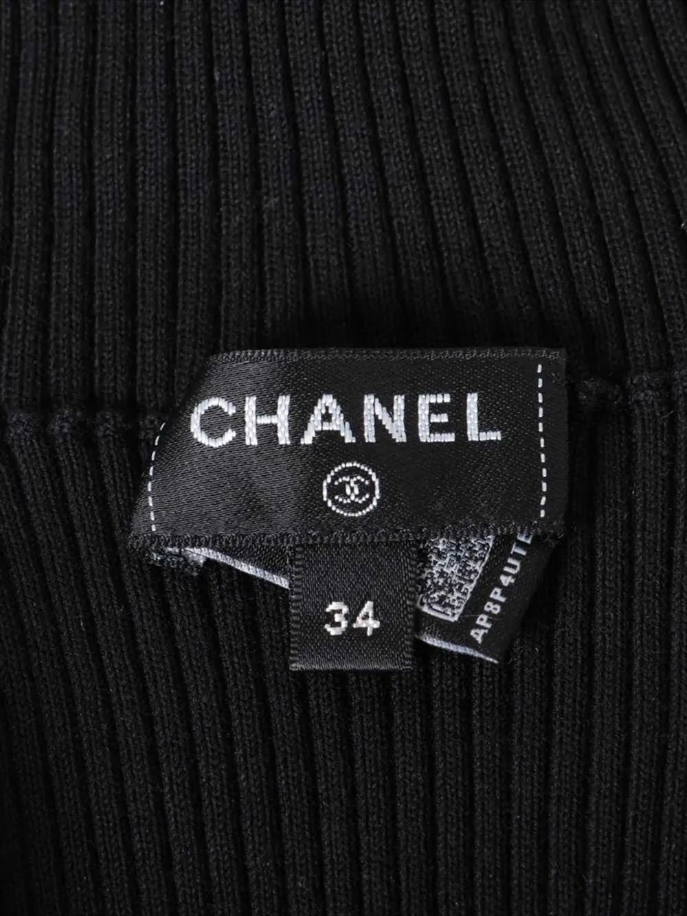 Pre-owned Chanel Interlocking Cc-logo Sweater In Black