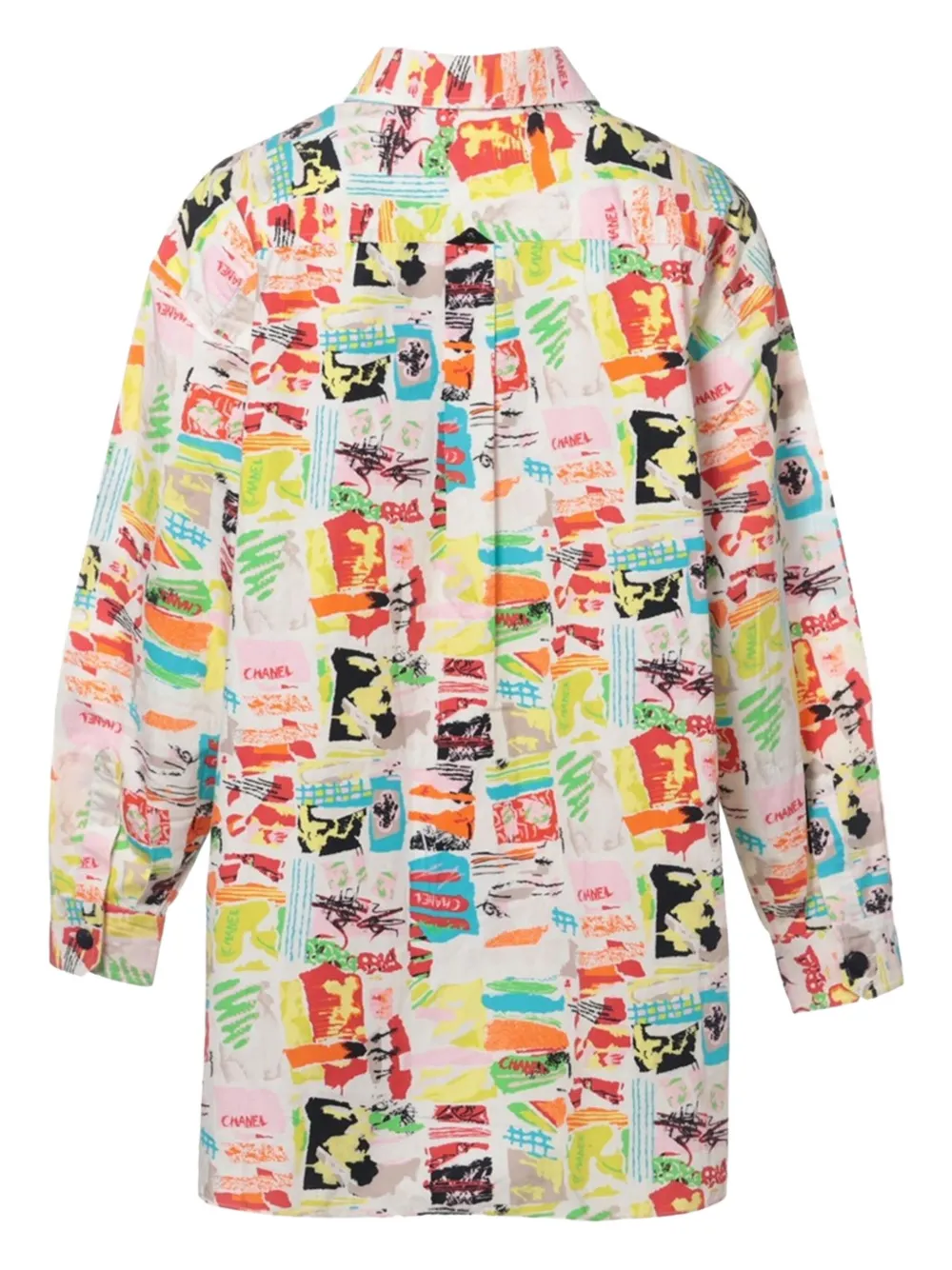 CHANEL Pre-Owned camisa con estampado abstracto | Image 2
