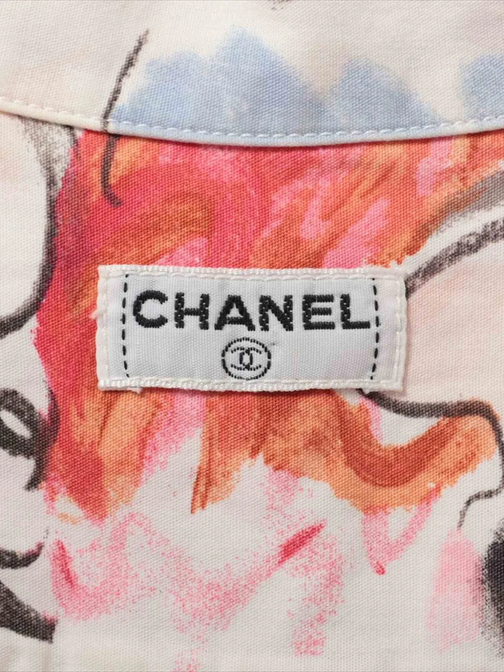 Pre-owned Chanel Cotton Shirt In White