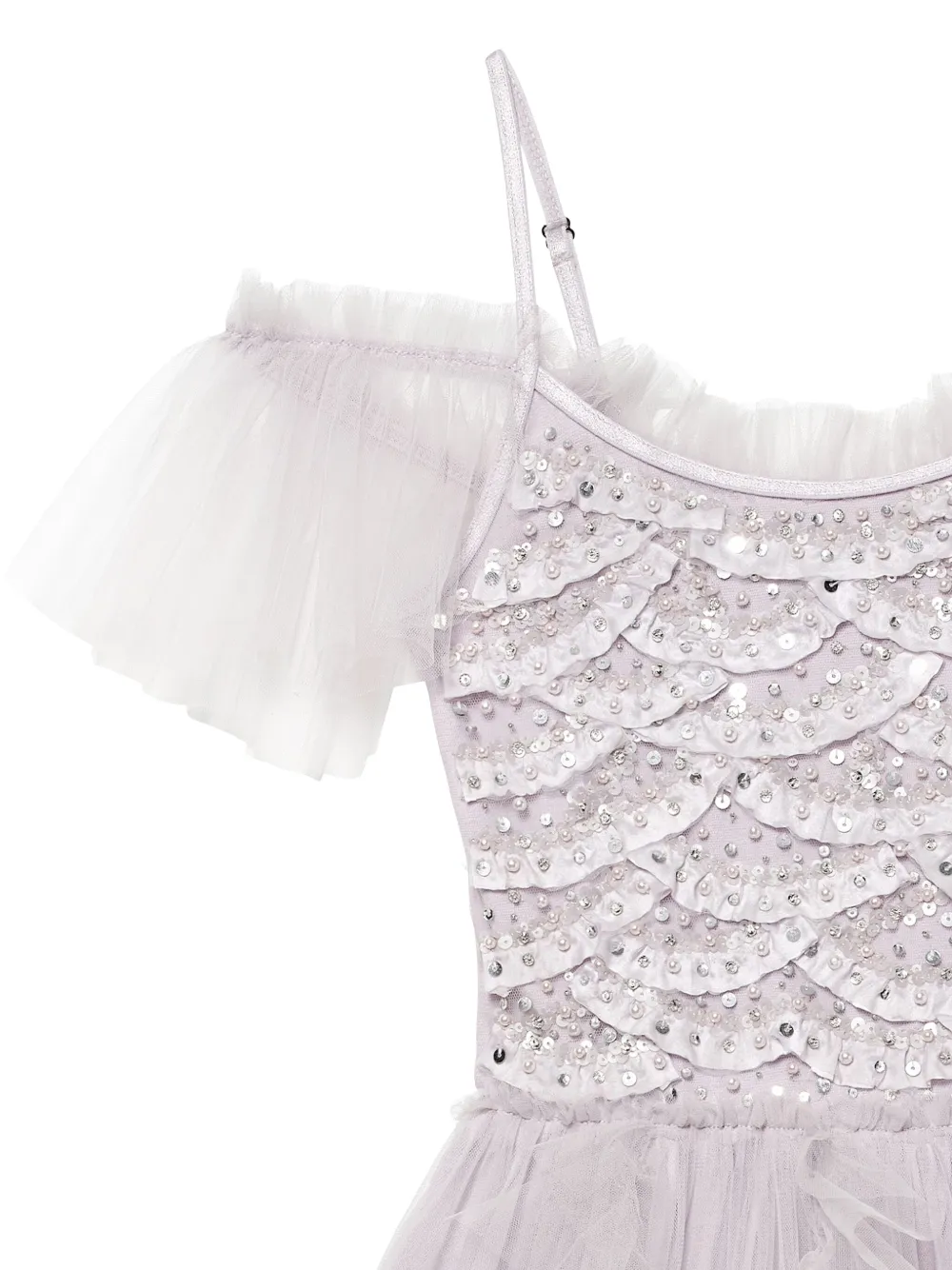 Tutu Du Monde Jurk met ruches Paars