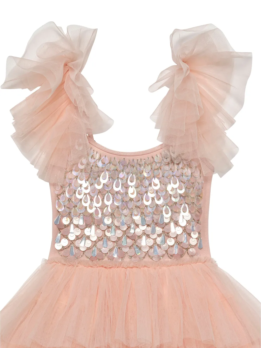 TUTU DU MONDE RUFFLE-DETAIL TULLE DRESS