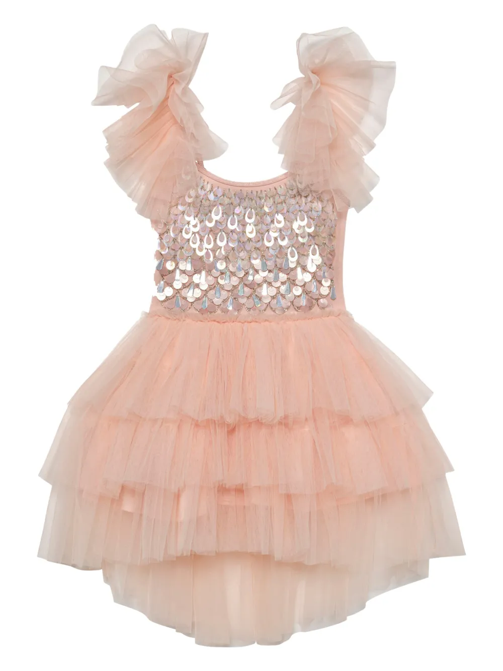 TUTU DU MONDE RUFFLE-DETAIL TULLE DRESS