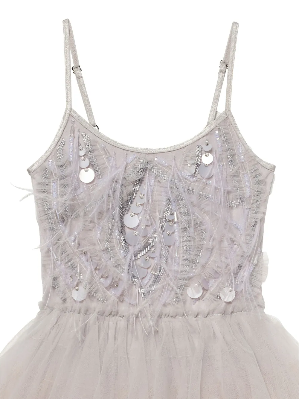 Tutu Du Monde Gelaagde jurk Zilver