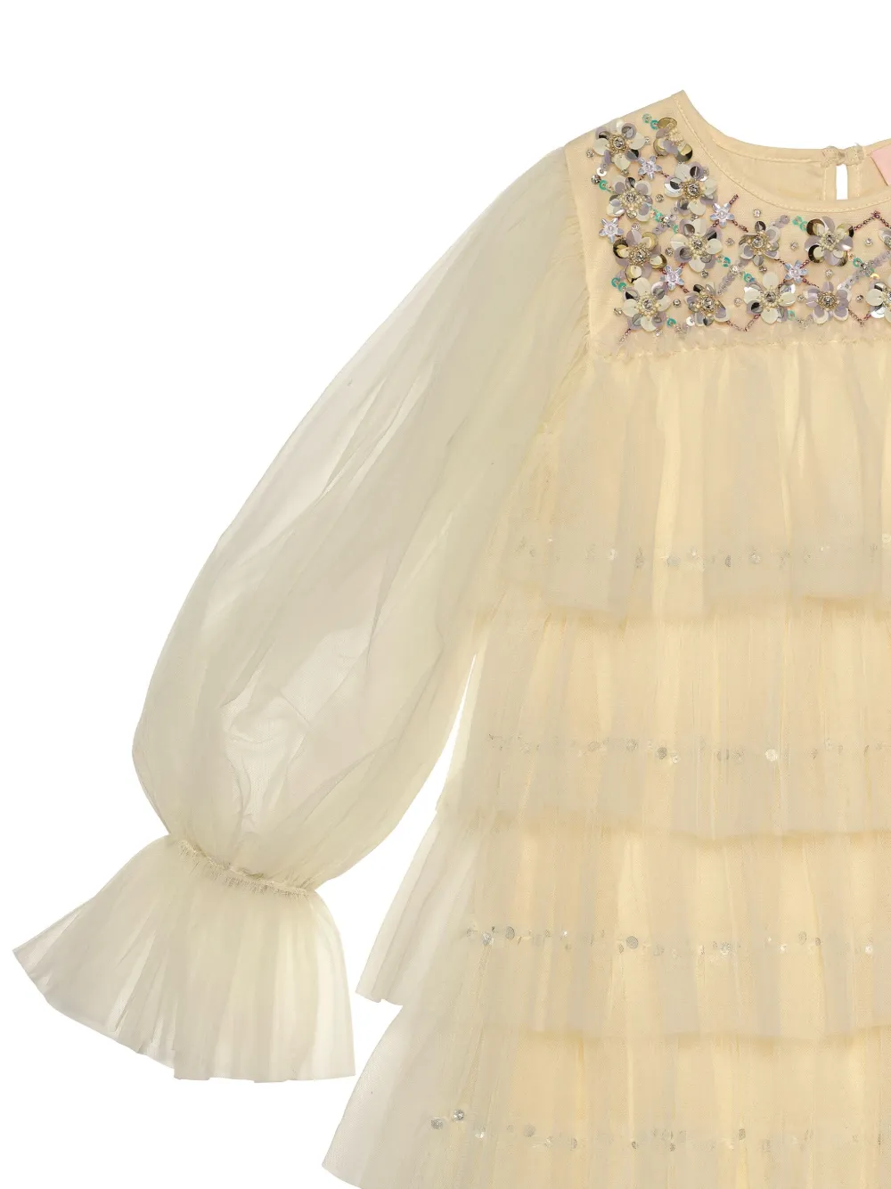 Tutu Du Monde Tullen jurk met ruches Geel