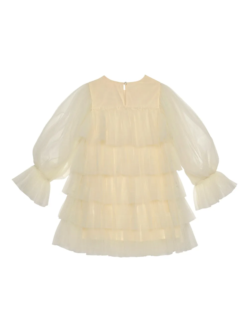 Tutu Du Monde Tullen jurk met ruches Geel