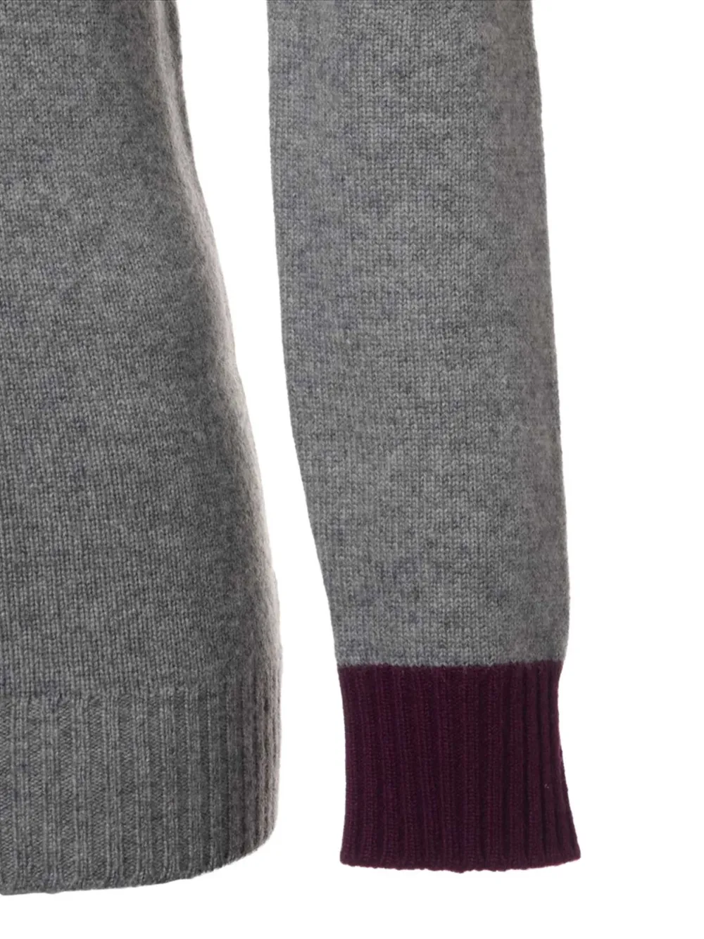Pre-owned Chanel Crest-detail Sweater In Grey