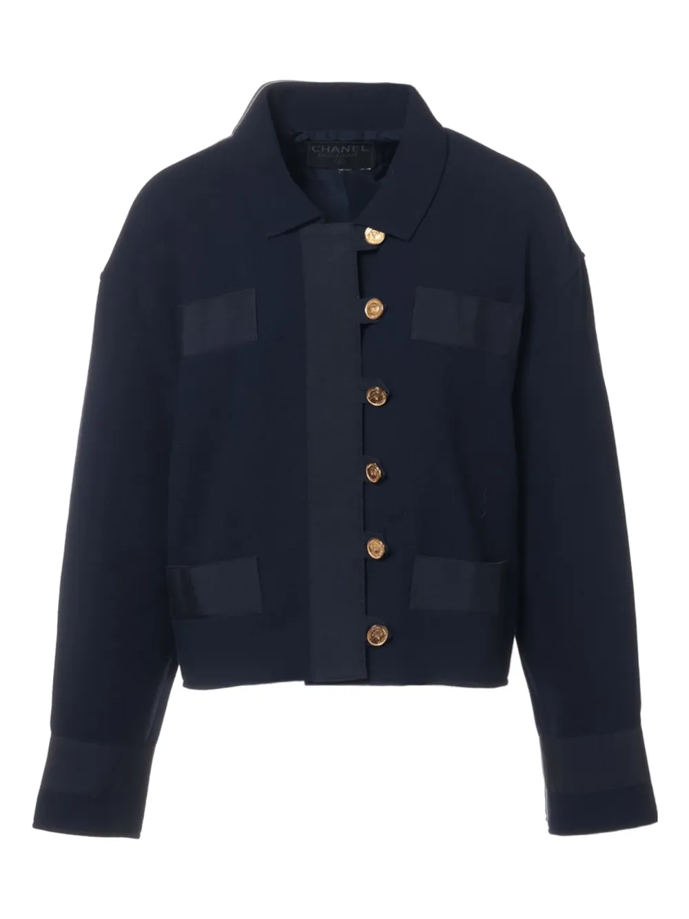 CHANEL Pre-Owned wool jacket | Blue | Image 1