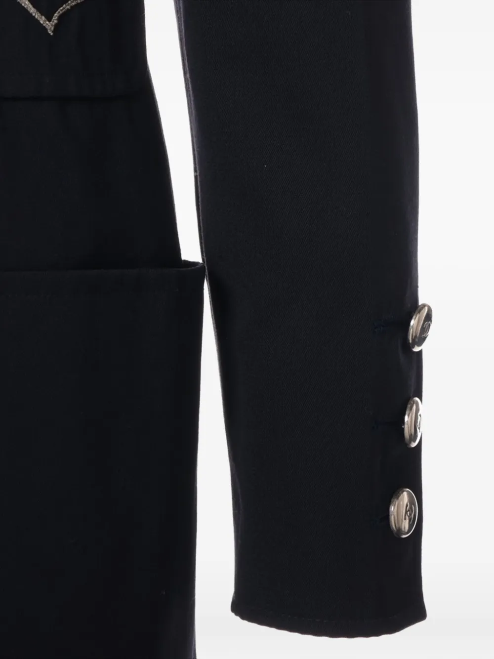 Pre-owned Chanel Wool Blazer In Black