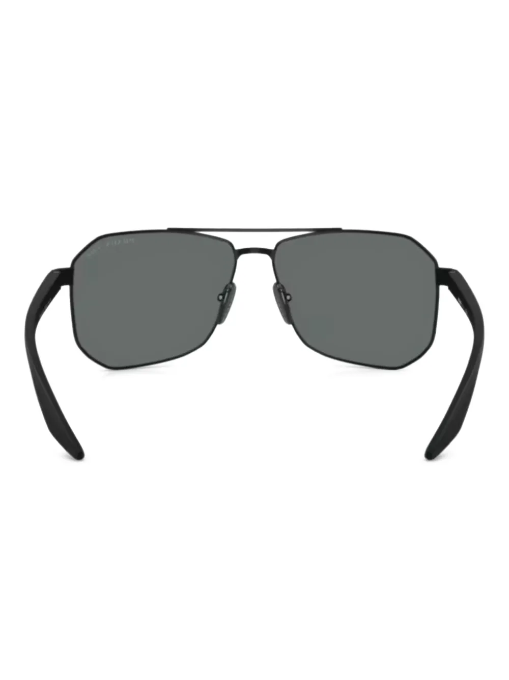 Prada Linea Rossa square-frame sunglasses Zwart