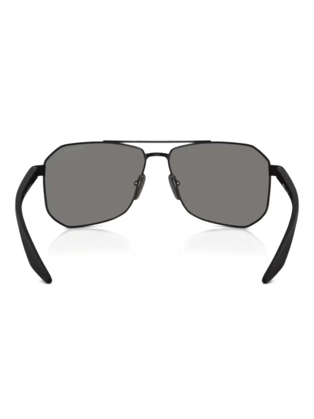 Prada Linea Rossa pilot-frame sunglasses Zwart