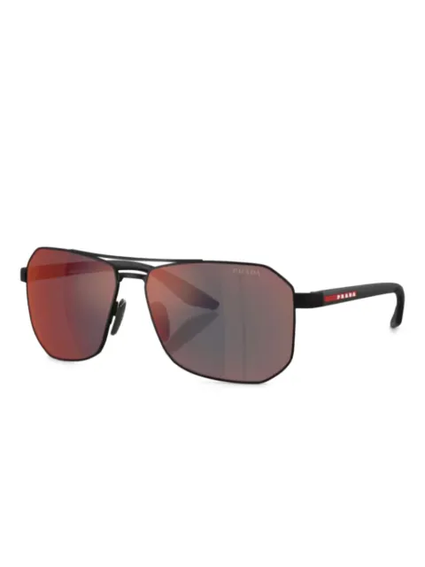 Prada Linea Rossa pilot-frame sunglasses