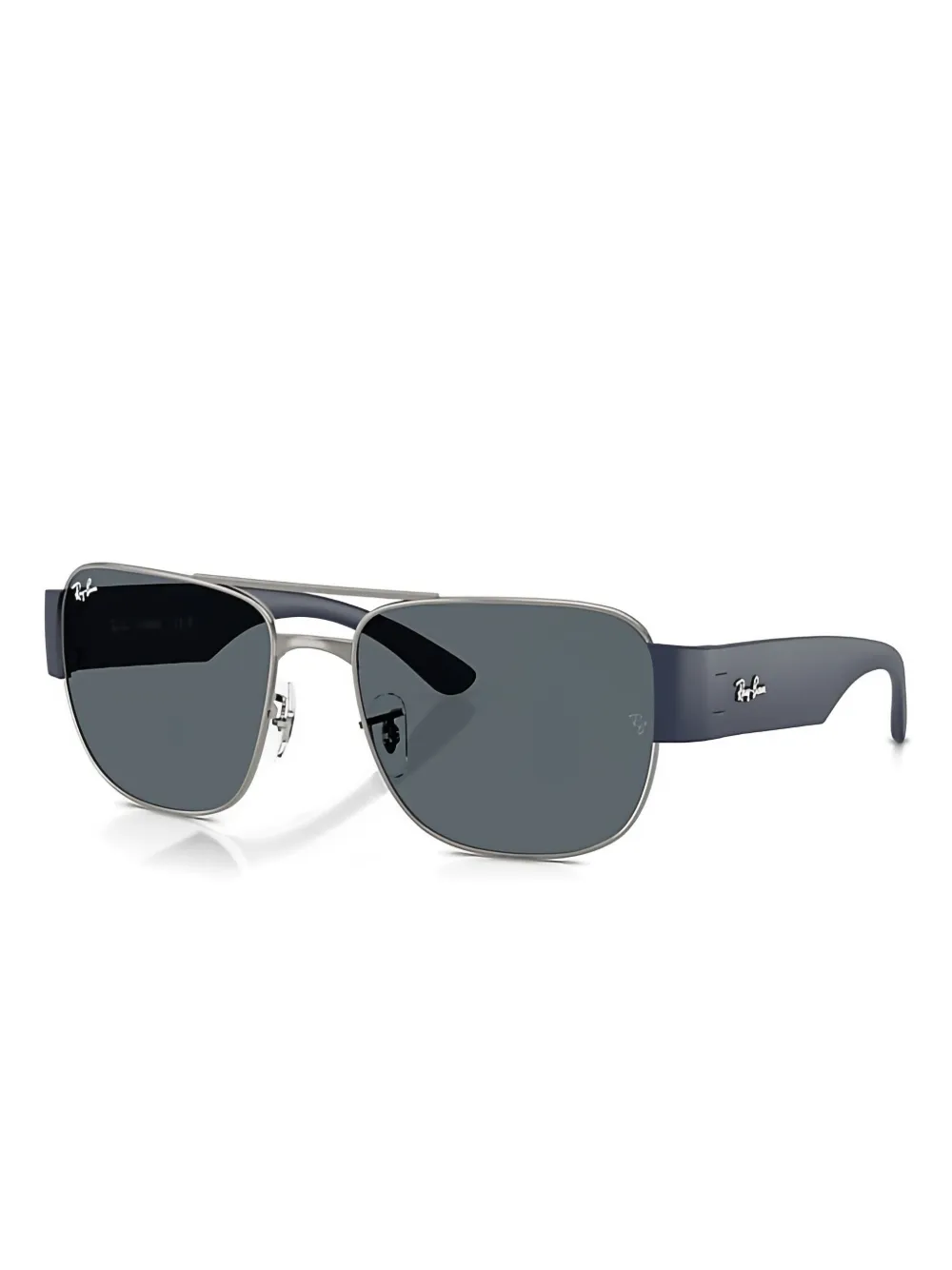 Ray-Ban Zonnebril met rechthoekig montuur - Grijs