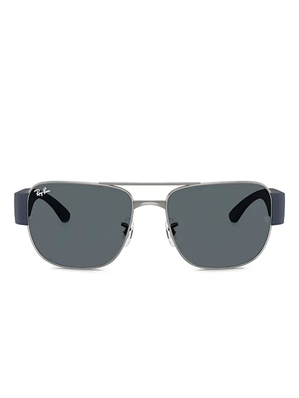 Ray-Ban サングラス グレーフレーム Ray-Ban スクエアフレーム サングラス | グレー | FARFETCH JP