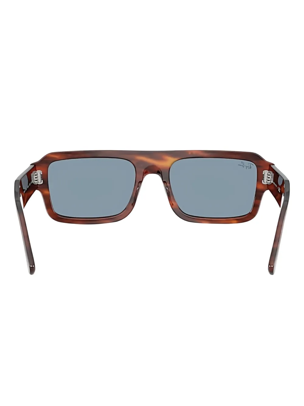 Ray-Ban Zonnebril met vierkant montuur Bruin