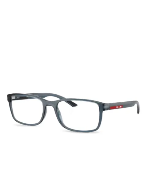 Prada Linea Rossa lentes con armazón rectangular