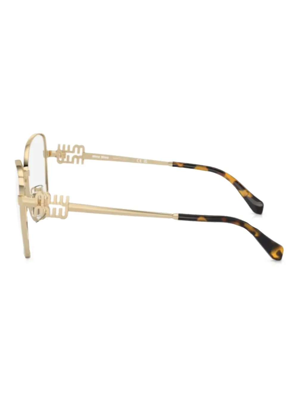 Miu Miu Eyewear geometric-frame glasses | Image 2