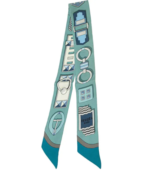 Hermès Pre-Owned 20th Century Carre en Boucles Silk Twilly Scarf scarves