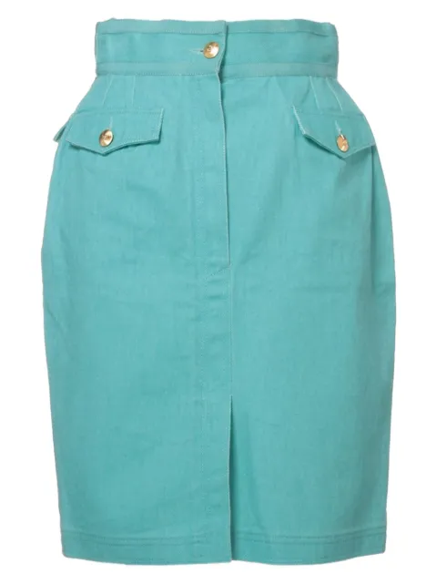 CHANEL Pre-Owned high-waist mini skirt
