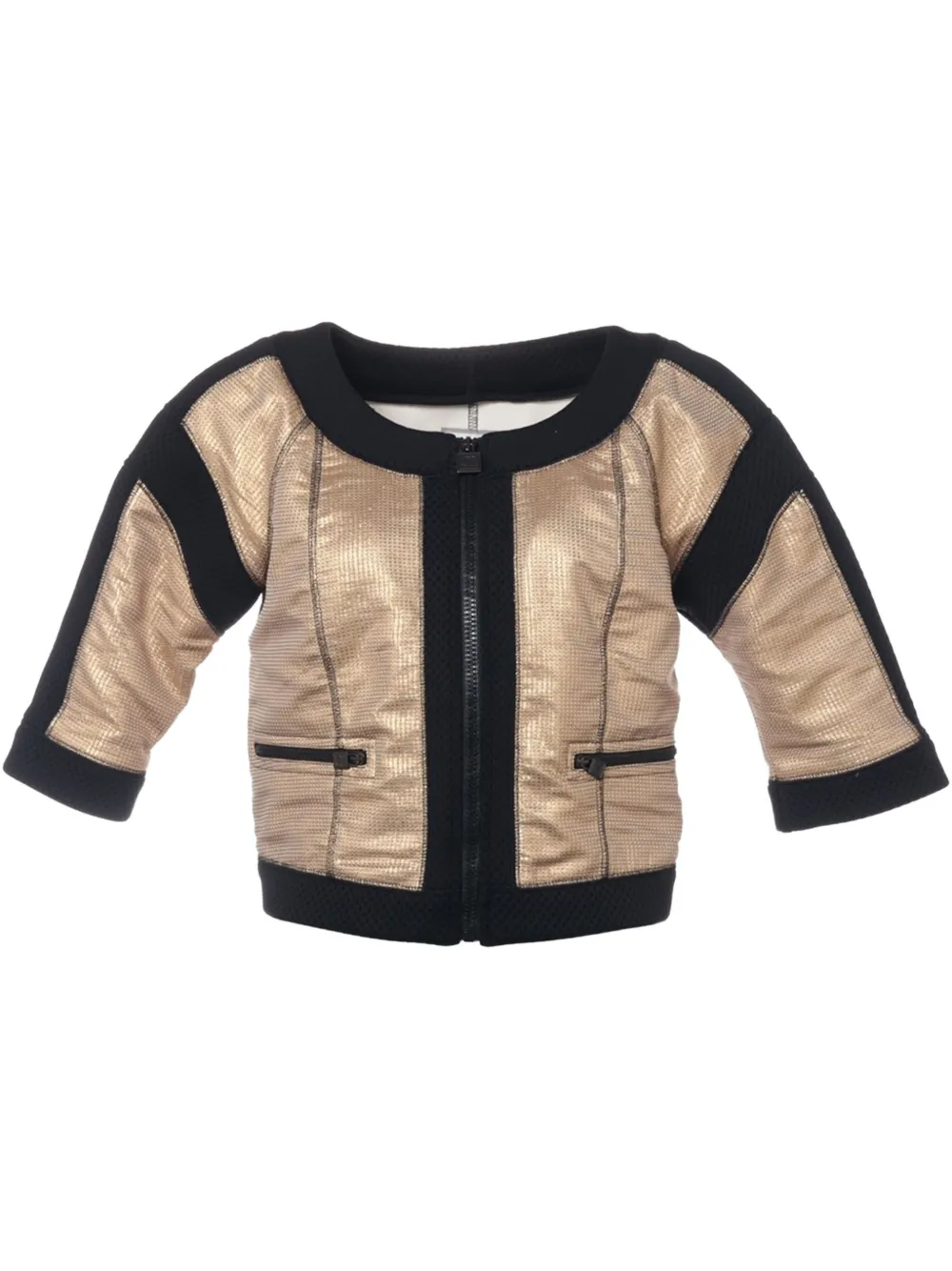 Pre-owned Chanel Two-tone Jacket In Black