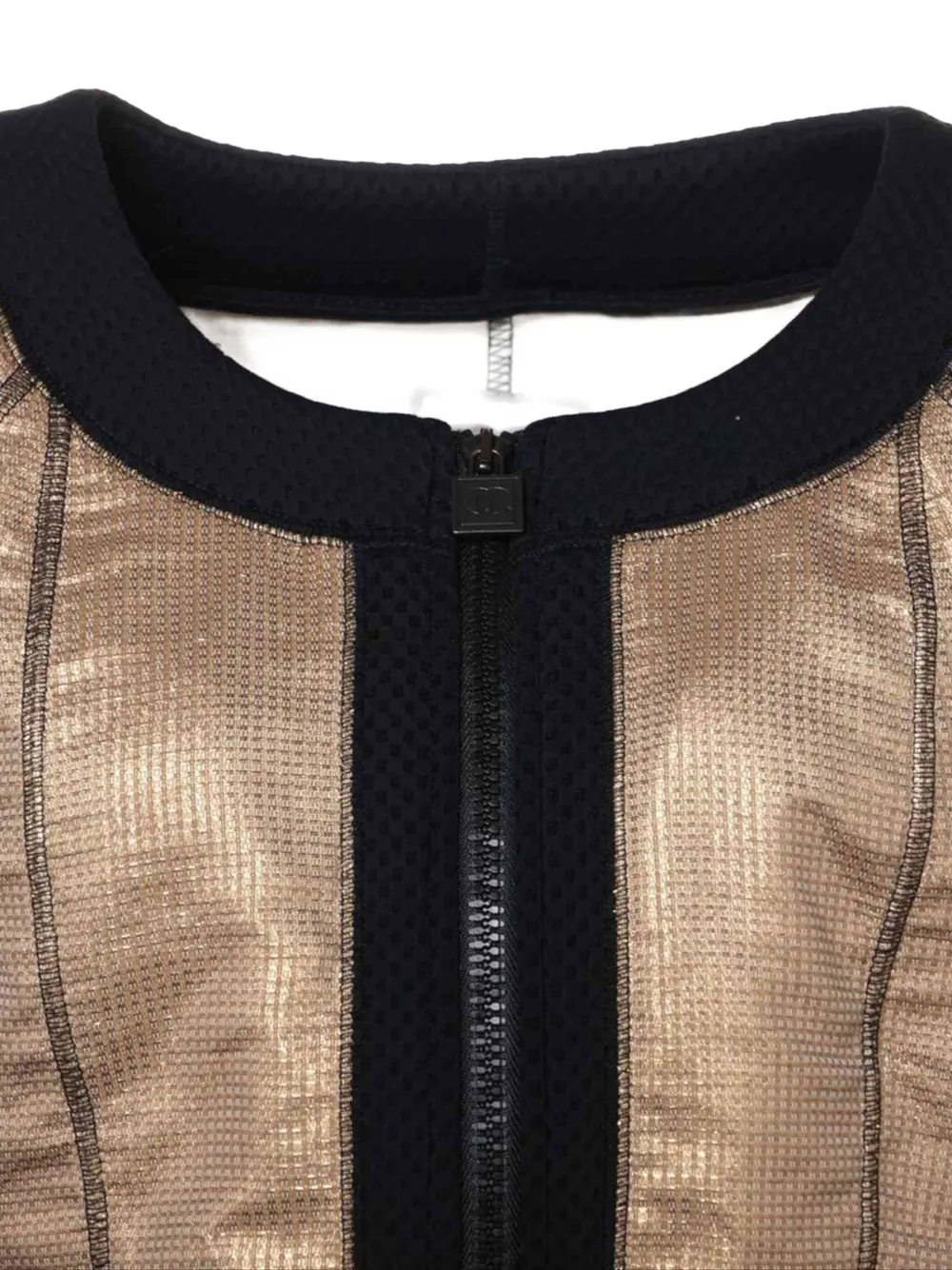 Pre-owned Chanel Two-tone Jacket In Black