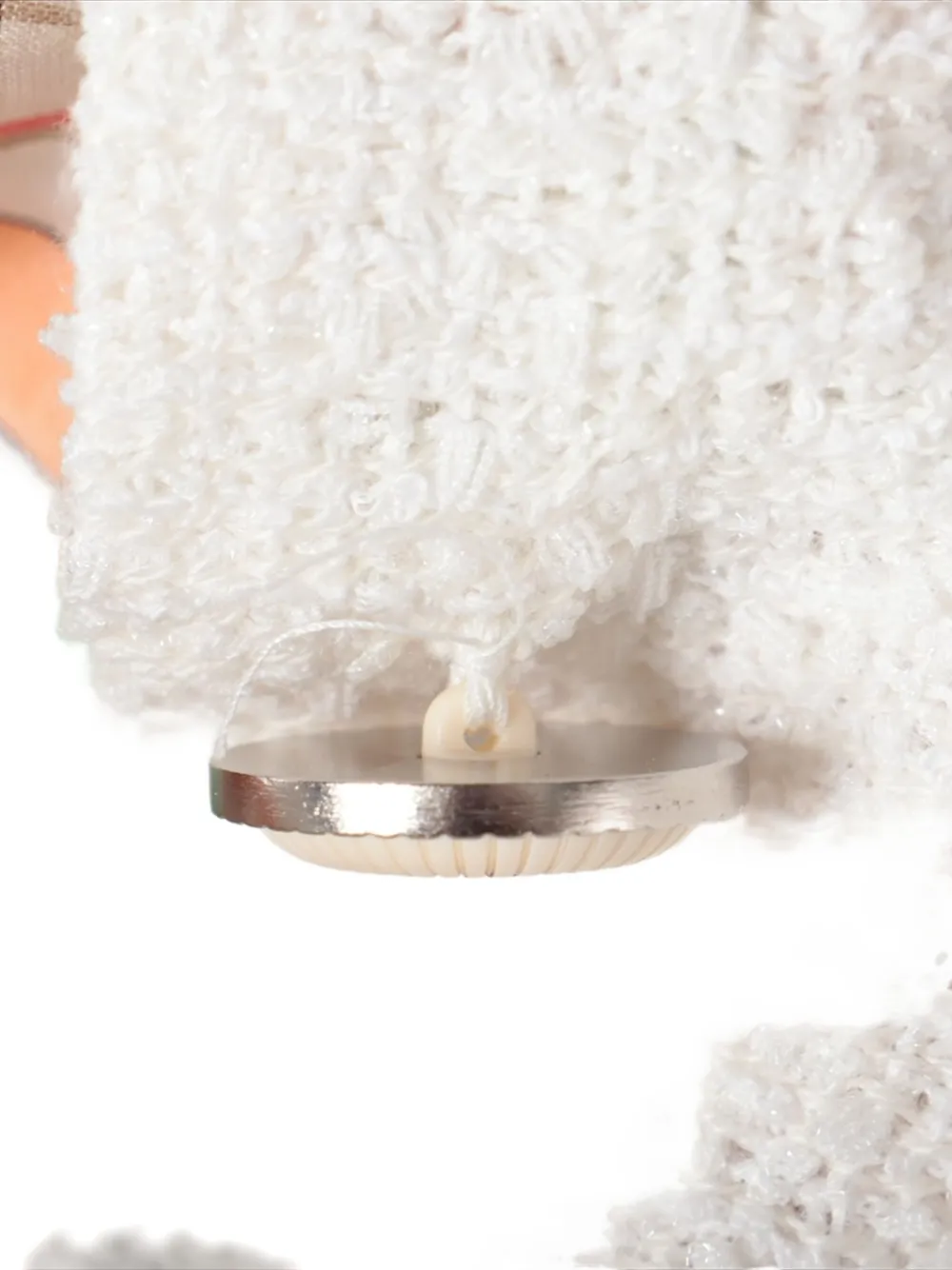 Pre-owned Chanel Tweed Jacket In White