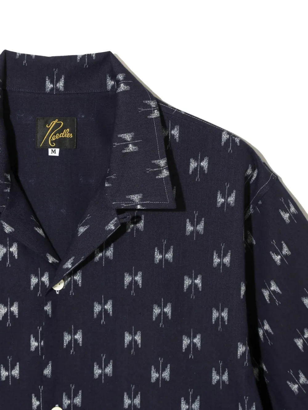 Needles Overhemd met print Blauw