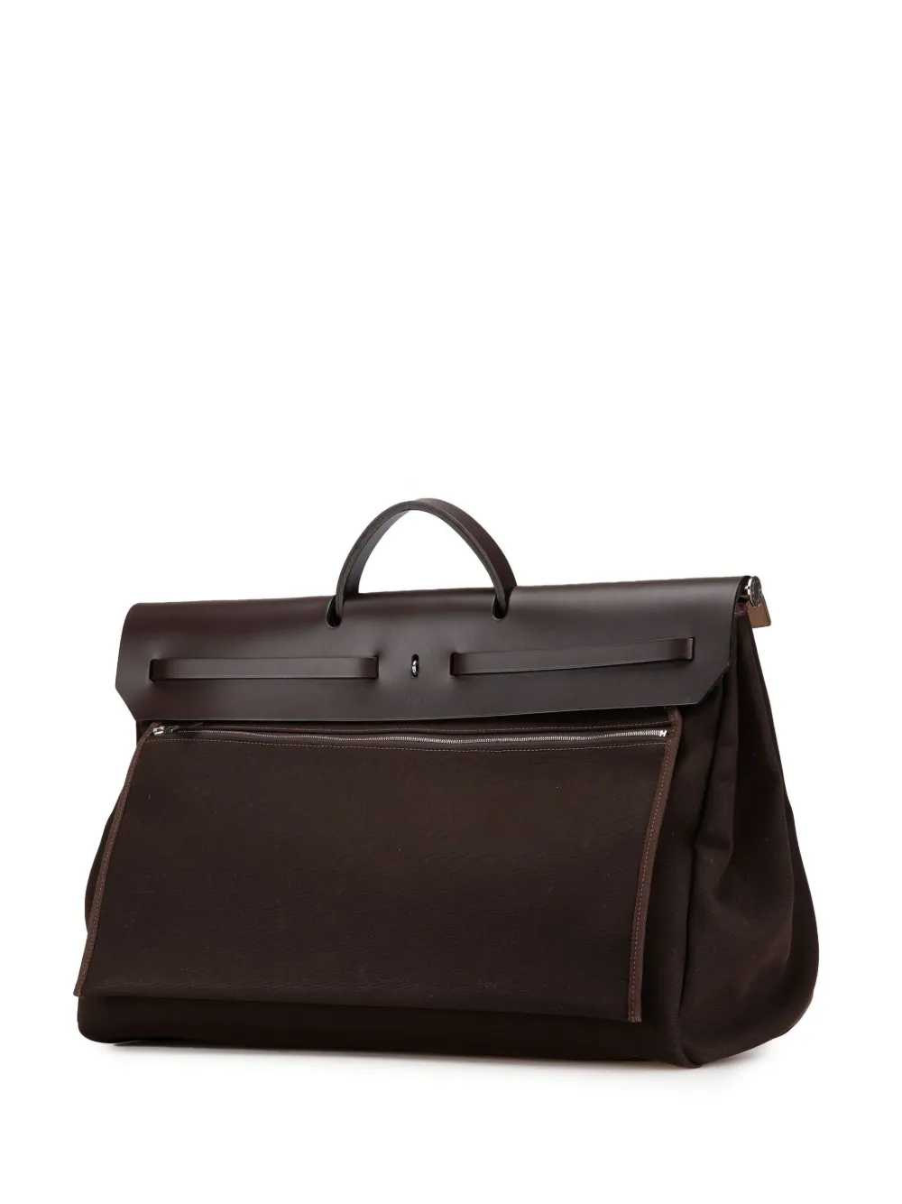 Hermès Pre-Owned 2021 Toile Militaire Vache Hunter Herbag Zip Retourne Cabine 50 travel bag | Pre-Owned | Image 2