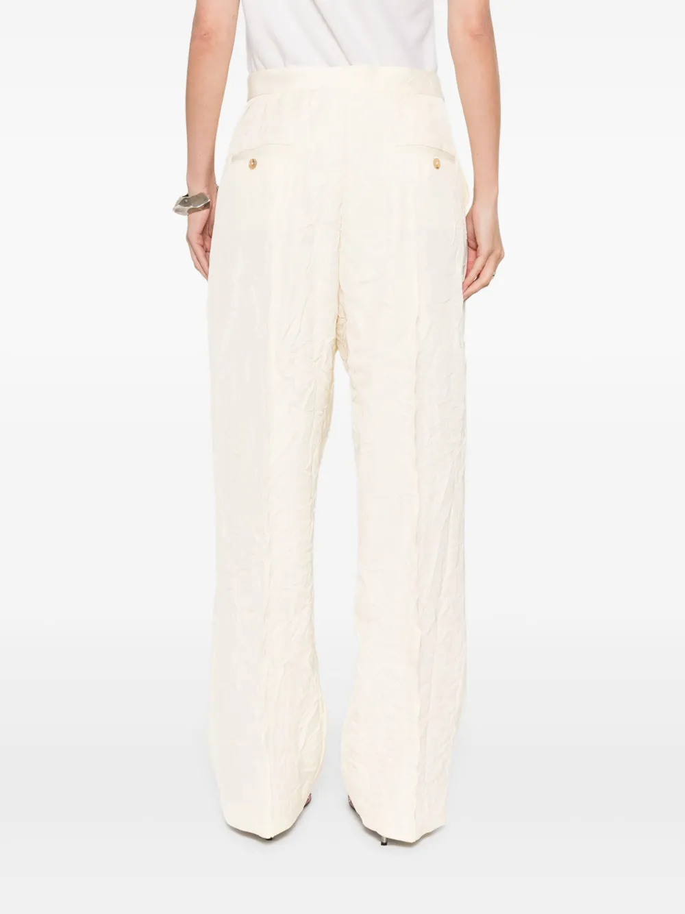 Tommy Hilfiger Gesmockte pantalon Beige