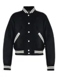 Officine Generale two-tone bomber jacket - Black