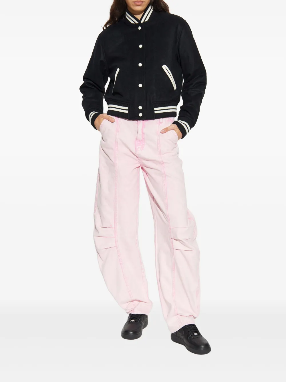 Officine Generale chamarra bomber con diseño de dos tonos | Chamarras bomber | Image 2